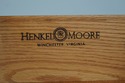 67104: HENKEL HARRIS MOORE Leather Top Mahogany Ex
