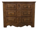 55257EC: ROM WEBER Viking Oak 3 Drawer Chest