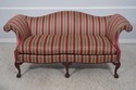 63717EC: SOUTHWOOD Clawfoot Mahogany Striped Uphol