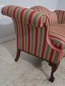 63717EC: SOUTHWOOD Clawfoot Mahogany Striped Uphol