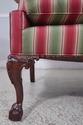 63717EC: SOUTHWOOD Clawfoot Mahogany Striped Uphol