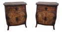 F63676EC: Pair Venetian Paint Decorated Commode Ni