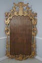 63792EC: Large Gold Framed Chippendale Style Mirro