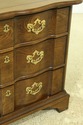 51821EC: HENREDON 3 Drawer Oak Nightstand Accent C