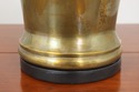 LF55391EC: CHAPMAN Brass Table Lamp w. Black Shade