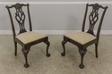 L59661EC: Set of 10 STICKLEY Chippendale Mahogany 