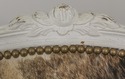 59677EC: Pair French Louis XV Style Natural Hide O