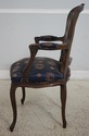 67992: Pair Vintage French Louis XV Style Open Arm