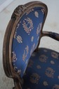67992: Pair Vintage French Louis XV Style Open Arm