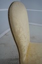 67907: HICKORY CHAIR CO Damask Upholstered Scrolle
