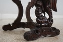 F67962: American Eagle Carved Walnut Marble Top Oc
