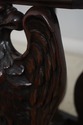 F67962: American Eagle Carved Walnut Marble Top Oc