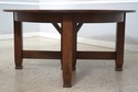 F67995: STICKLEY Mission Oak Antique Round Dining 