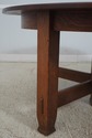F67995: STICKLEY Mission Oak Antique Round Dining 