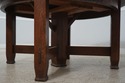 F67995: STICKLEY Mission Oak Antique Round Dining 