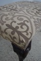63964: Newly Upholstered Damask Clawfoot Mahogany 
