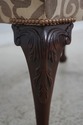 63964: Newly Upholstered Damask Clawfoot Mahogany 