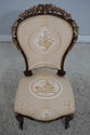 LF63966EC: Pair Antique French Victorian Upholster