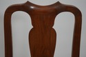 63979EC: Pair Bench Made Solid Walnut Side Chairs