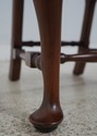 63979EC: Pair Bench Made Solid Walnut Side Chairs