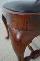 63979EC: Pair Bench Made Solid Walnut Side Chairs