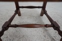 63979EC: Pair Bench Made Solid Walnut Side Chairs