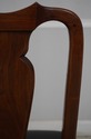 63979EC: Pair Bench Made Solid Walnut Side Chairs