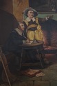 F72576: J. COTTON Oil On Canvas Painting Of Noblem