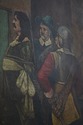 F72576: J. COTTON Oil On Canvas Painting Of Noblem