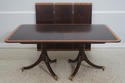 L72617: STICKLEY Regency Style Mahogany Double Ped