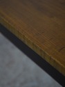 L72585: Tiger Maple Top Black Base Coffee Table	