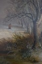 F72577: Vintage Oil Painting Of House/Cottage In W