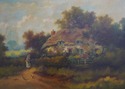 F72574: HENRY T. HARVEY Oil On Canvas Painting Of 