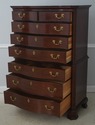 L71764: KINDEL Cherry Chippendale Style Chest On C