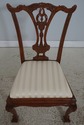 L72599: Set Of 8 Mahogany Chippendale Style Dining