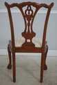 L72599: Set Of 8 Mahogany Chippendale Style Dining