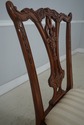 L72599: Set Of 8 Mahogany Chippendale Style Dining