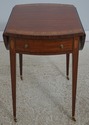 L72622: MAITLAND SMITH Mahogany Inlaid 1 Drawer Pe