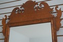 72478: Tiger Maple Chippendale Style Wall Mirror