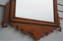 72478: Tiger Maple Chippendale Style Wall Mirror