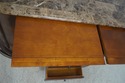 72549: HOWARD MILLER Marble Top Bar Wine Cabinet &