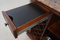72549: HOWARD MILLER Marble Top Bar Wine Cabinet &