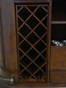72549: HOWARD MILLER Marble Top Bar Wine Cabinet &
