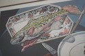 F72579: JACK BEAL Framed Still Life Of Fish & Rod 