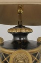 LF56849EC: Large Black & Gold Regency Table Lamp