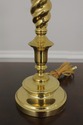 LF56838EC: Brass Double Arm Spiral Candlestick Lam