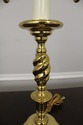LF56838EC: Brass Double Arm Spiral Candlestick Lam