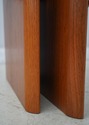 F61275EC: Danish Modern Glass Top Teak Coffee Tabl