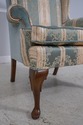 L61358EC: Pair HICKORY CHAIR CO Newly Damask Uphol