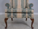 L61358EC: Pair HICKORY CHAIR CO Newly Damask Uphol